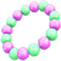 Purple & Green Beads