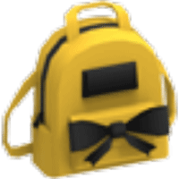 Yellow Designer Backpack