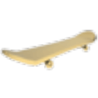 Gold-Skateboard