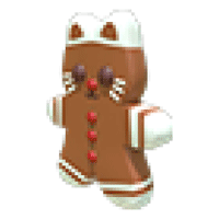 Gingerbread Kitty Throw Toy