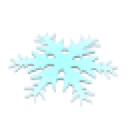 Snowflake Throwing Disc
