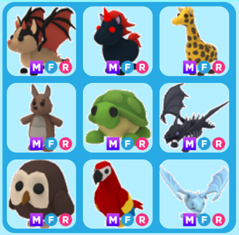 Legendary Pets VALUE List In Adopt Me! Trading Values 